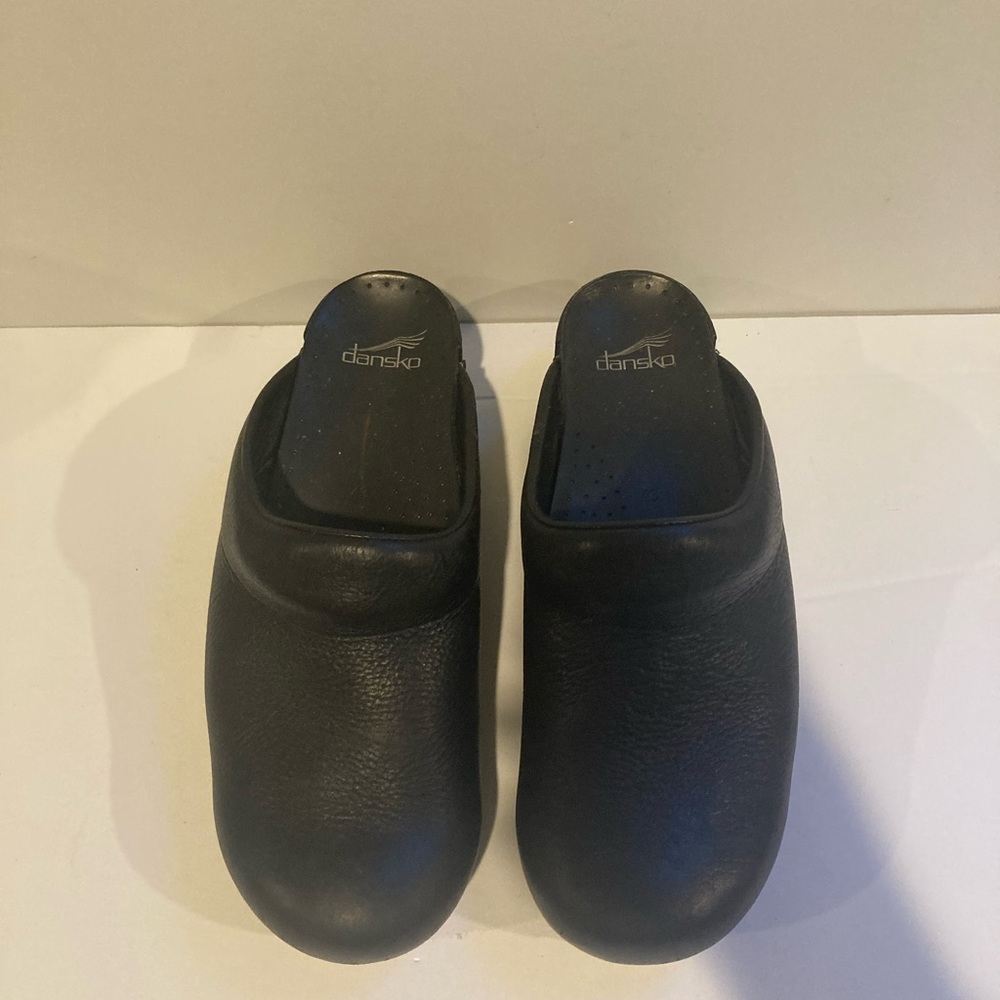 Dansko Sonja Black Cabrio Slide-on Nursing Clogs - Picture 3 of 11
